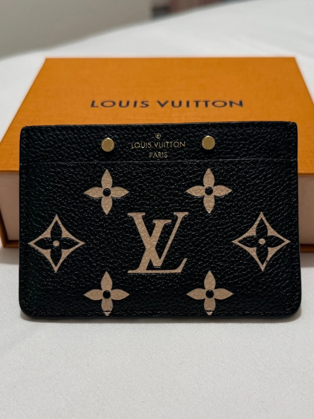 Louis Vuitton Bicolor Monogram Empreinte Card Holder